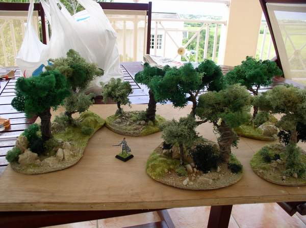 fabriquer des arbres en mousse d'islande pour ses champs de batailles ou ses dioramas